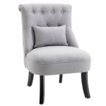 Button Tufted Chair with Cushion - Image 2