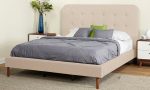 Simple Upholstered Tufted Bed - Image 3