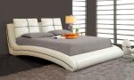 Upholstered Curved Bed Frame - Image 2