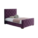 Twin Velvet Upholstered Bed Frame