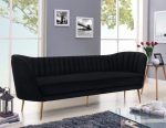 Alexandrea 3 Seater Velvet Sofa - Image 3