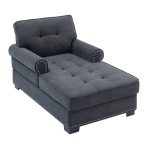 Rolled Two Arms Chaise Lounge