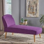 Mid Century Modern Fabric Chaise Lounge