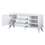 Contemporary White Tv Stand - Image 2