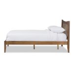 Modern Solid Walnut Platform Bed - Image 2