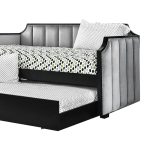Fabric Upholstered Wooden Daybed - Image 3
