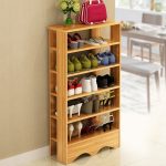 Five Tier Wooden Shoe Cabinet