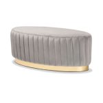Velvet Oval Ottoman
