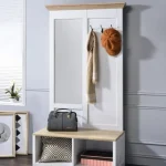 Hall Tree with Bench and Shoe Storage - Image 2