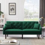 Malek Velvet Square Arm Sofa - Image 4