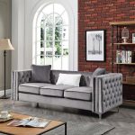 Paige Tufted Velvet Sofa