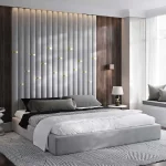 Personalized Wall Panel Headboard Bed - Image 3