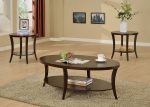 Round End Table with Shelf - Image 2