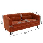 Alsey 3 Seater Sofa - Image 3
