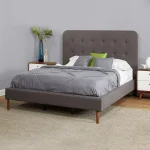 Simple Upholstered Tufted Bed - Image 2
