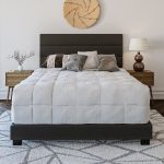 Padded Upholstered Faux Leather Bed - Image 2
