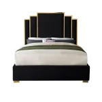 Velvet Upholstered Bed Frame