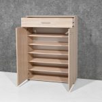 Wooden Shoe Cabinet with 1 Drawer