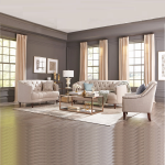 Royal Tufted Curved Back Sofa