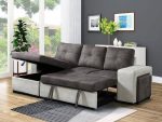 Space-Saving Sofa Bed with Hidden Storage and Chaise