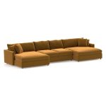 3-Piece Double Chaise Sectional Sofa
