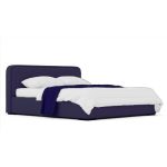 Plain Stitched Headboard Bed - Image 2