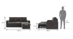 L-Shaped Sofa Cum Bed with Hydraulic Storage - Image 11