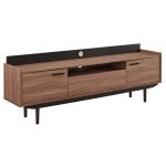 Tv stand in walnut black - Image 2