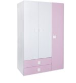 Three Door Wardrobe with Two Drawers - Image 2